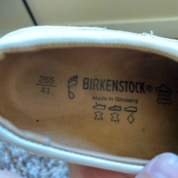 Birkenstock Men\'s Cream Lace-Up Shoes